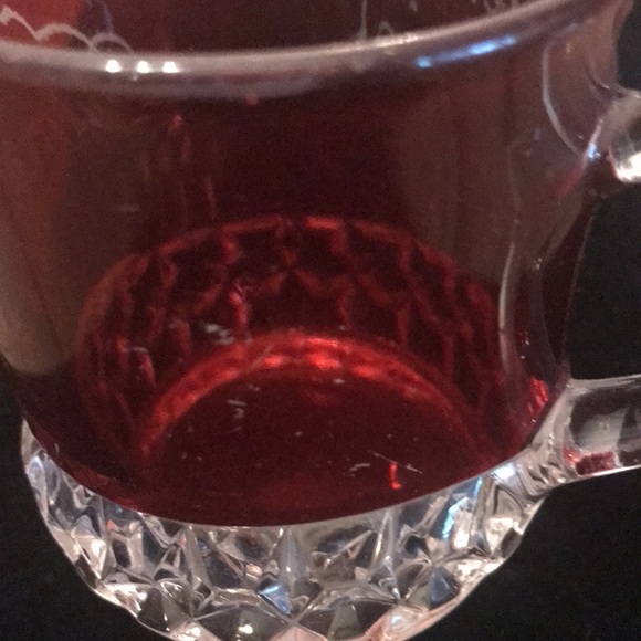 Antique ruby red flash glass Tennessee centennial fair souvenir 1897 etched - Picture 3 of 11